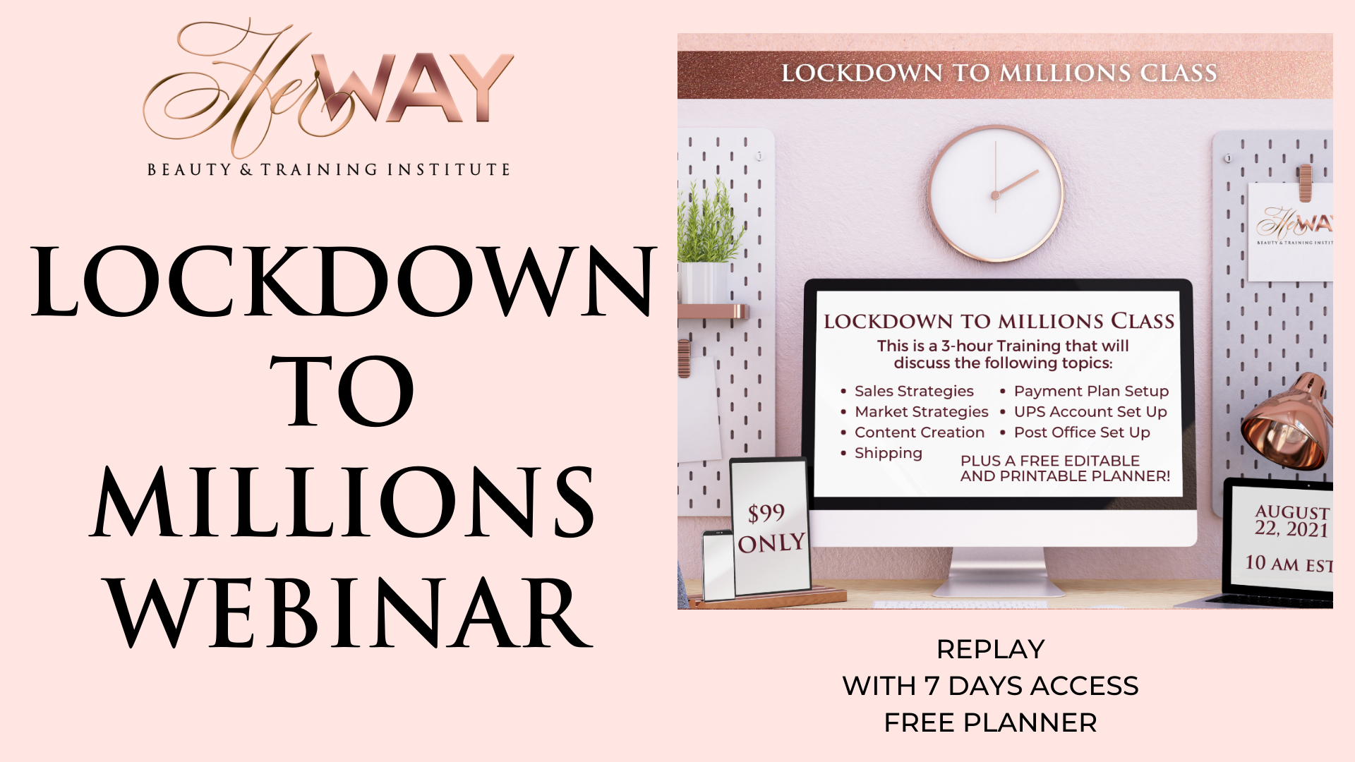 Lockdown To Millions Webinar Replay